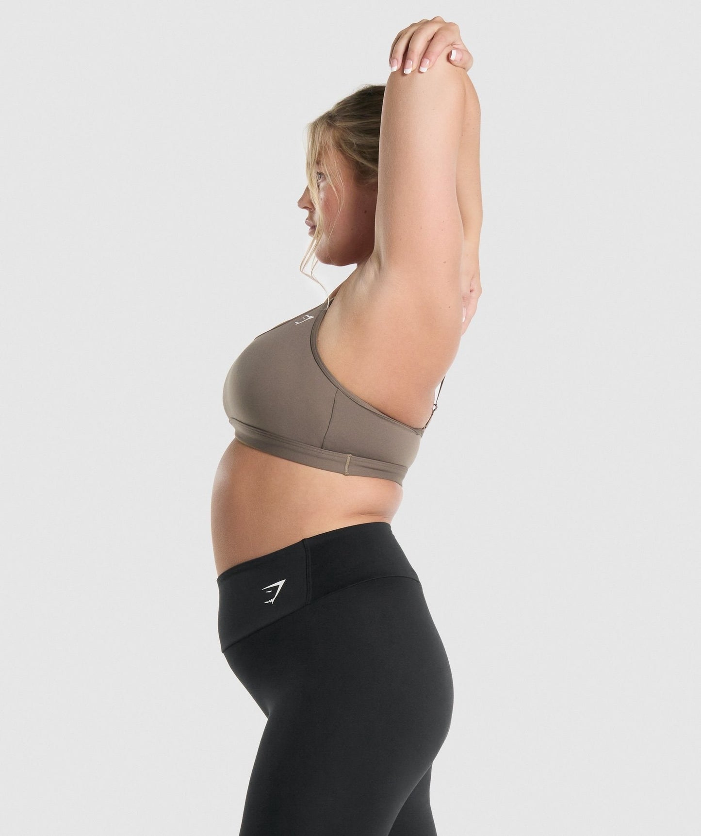 Gymshark Scoop Neck Sports Bra - Brown