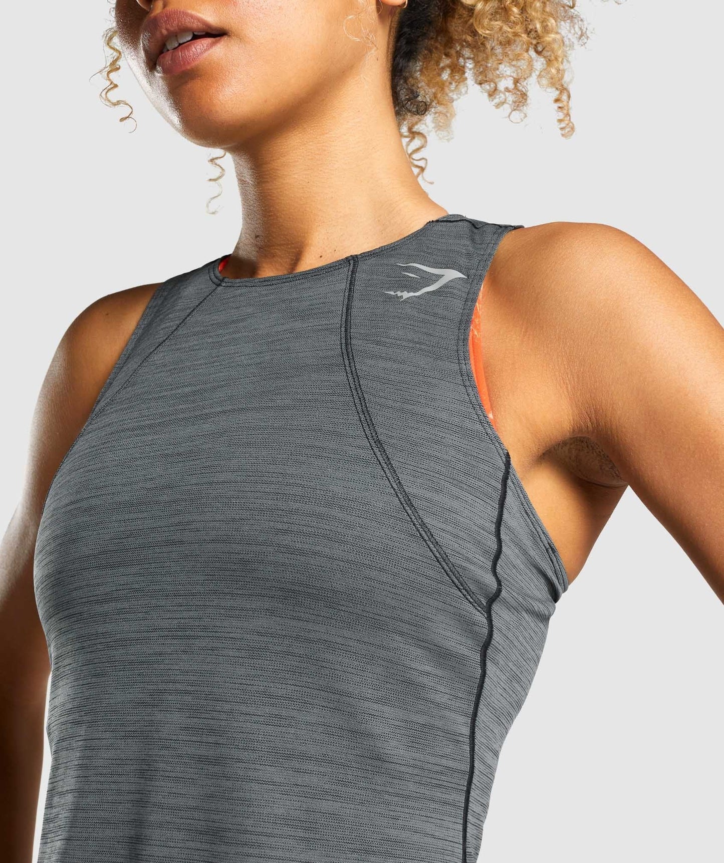 Gymshark Speed Tank - Charcoal Marl