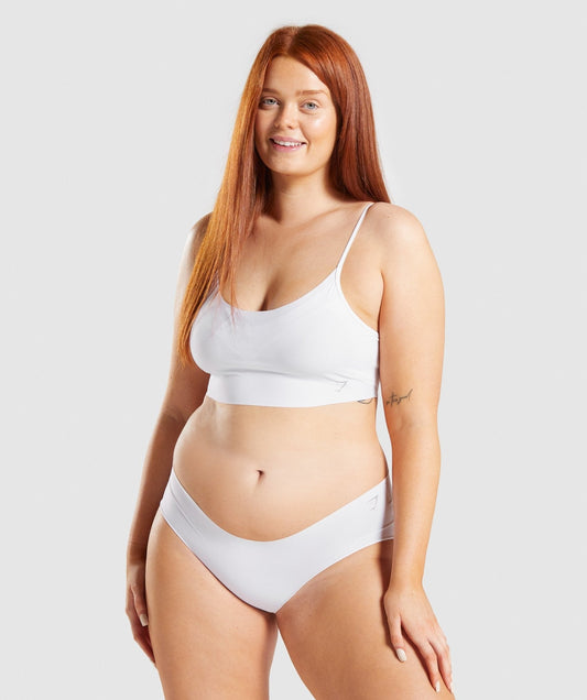 Gymshark No VPL Bralette - White