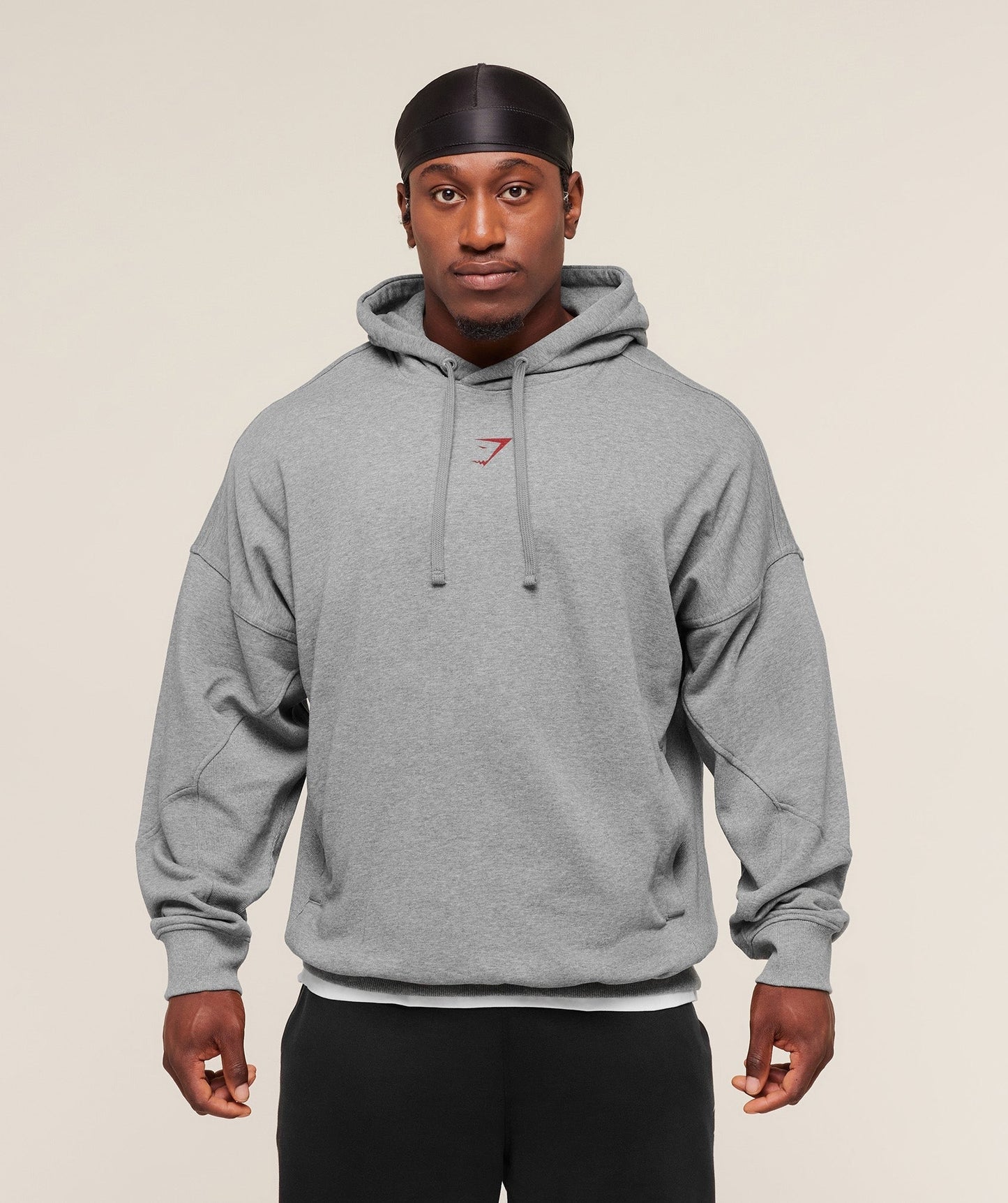 Gymshark Power Oversized Hoodie - Charcoal Core Marl