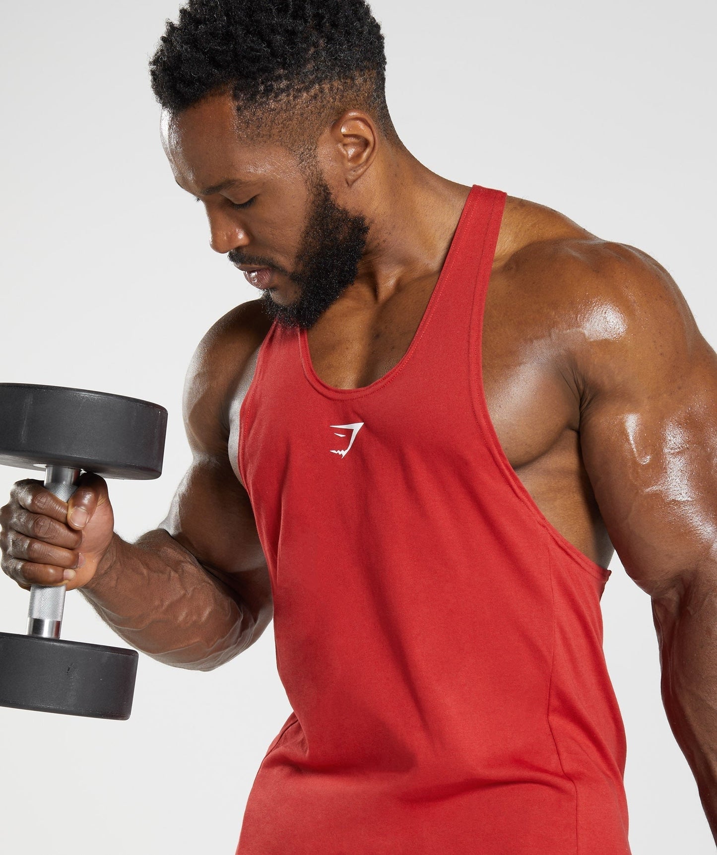 Gymshark React Stringer - Salsa Red