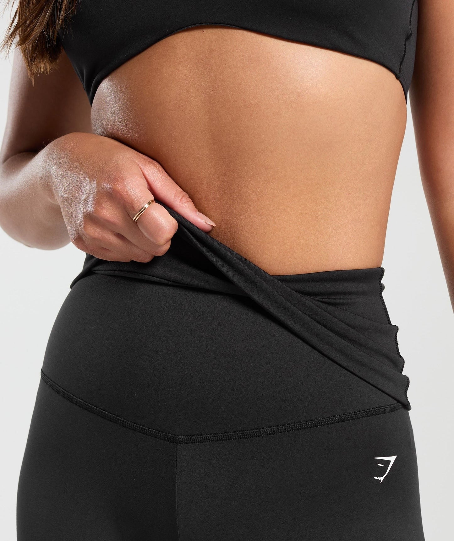 Gymshark Training Foldover Leggings - Black