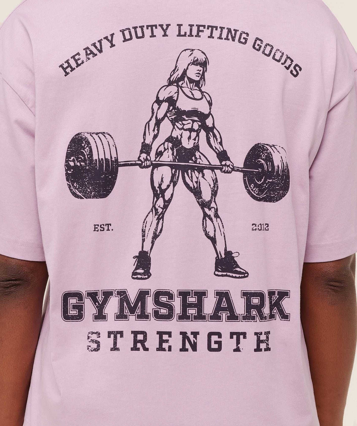 Gymshark Strength Graphic T-Shirt - Warm Lilac