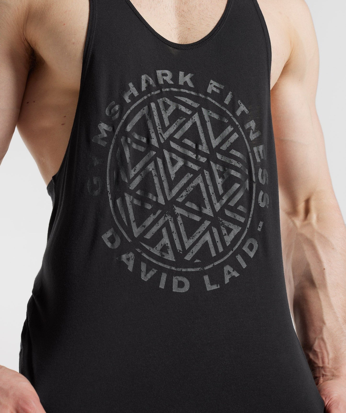 Gymshark GS x David Laid Stringer - Black