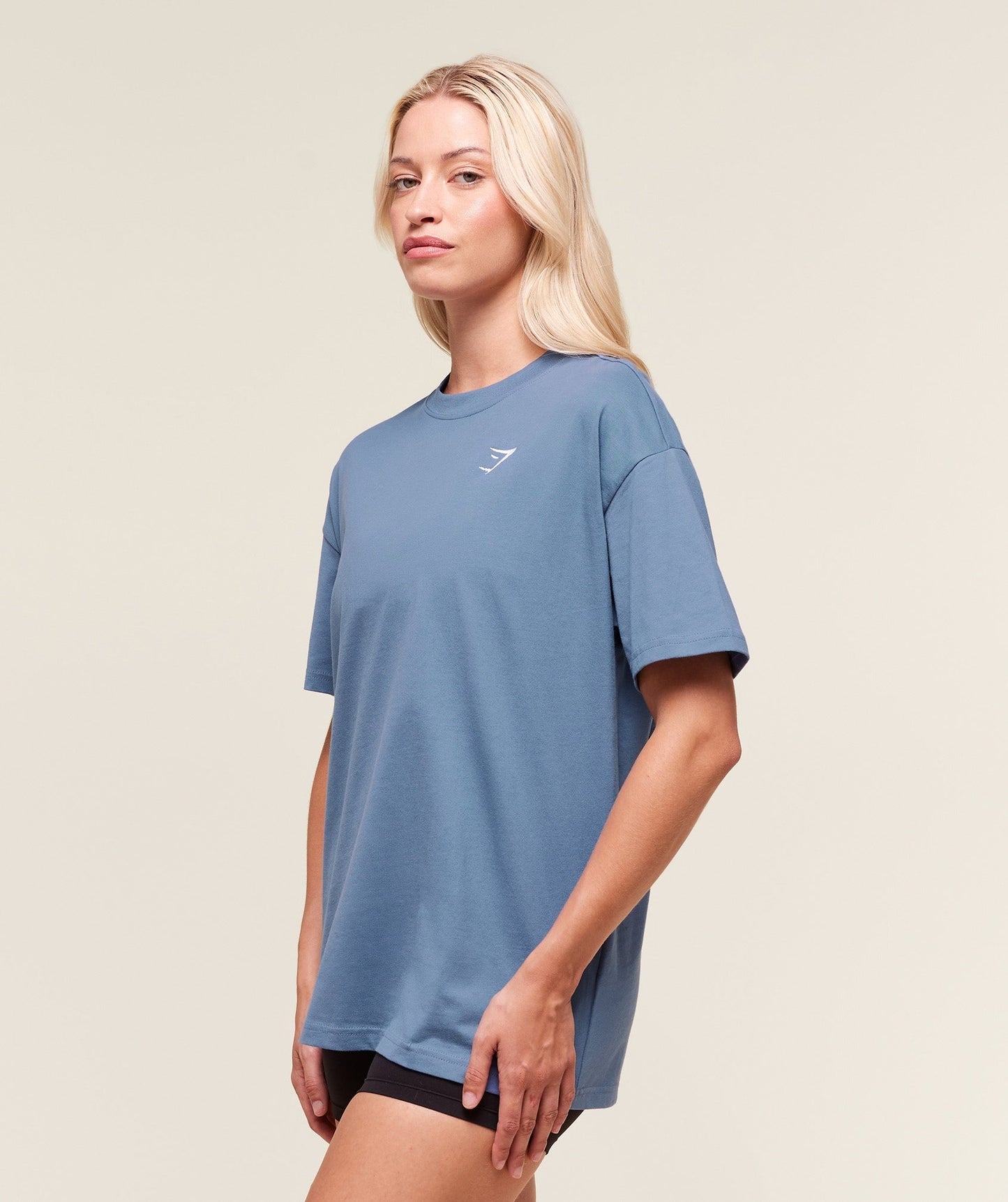 Gymshark Training Oversized T-Shirt - Worn Blue