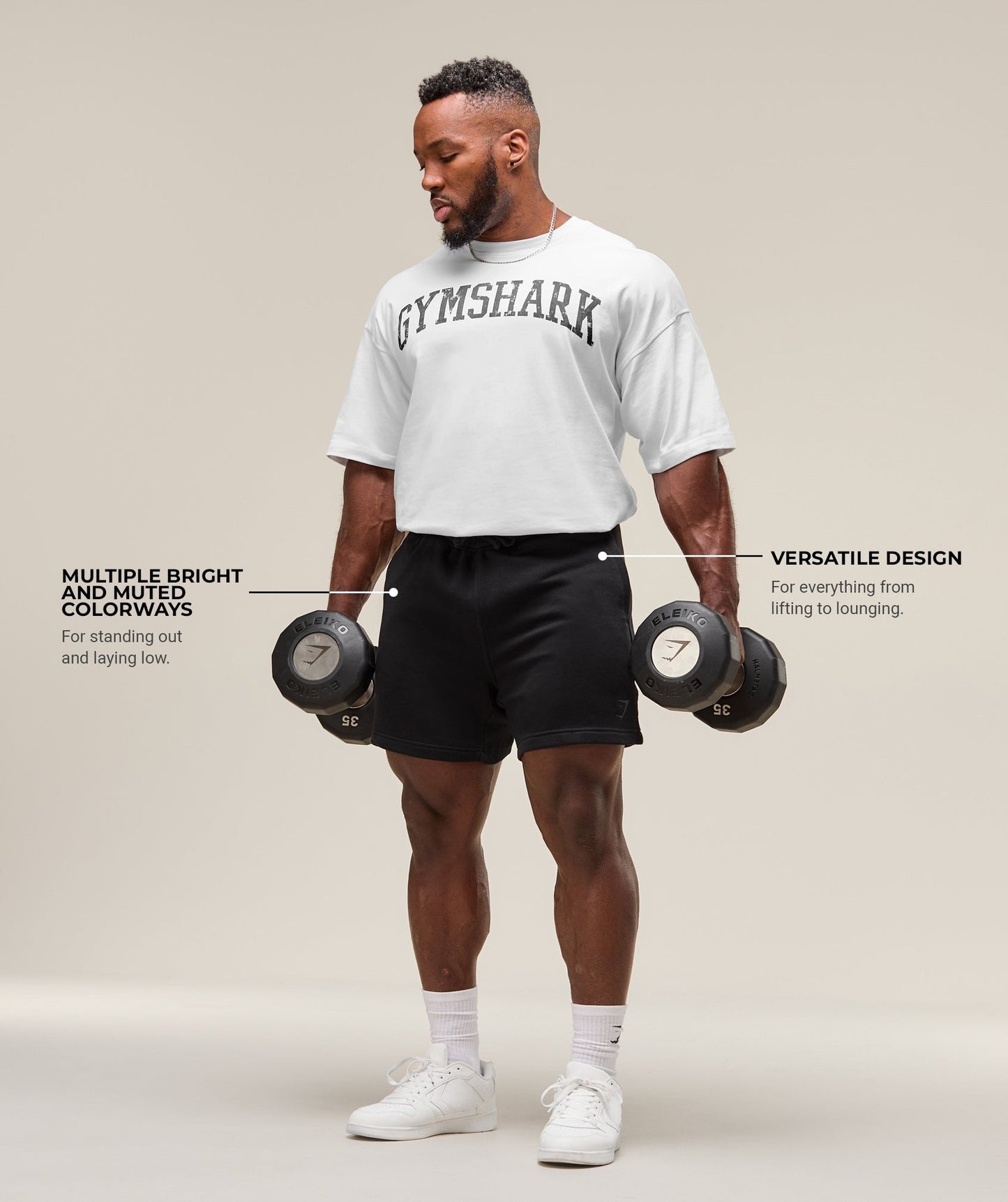 Gymshark Power 5" Shorts - Black