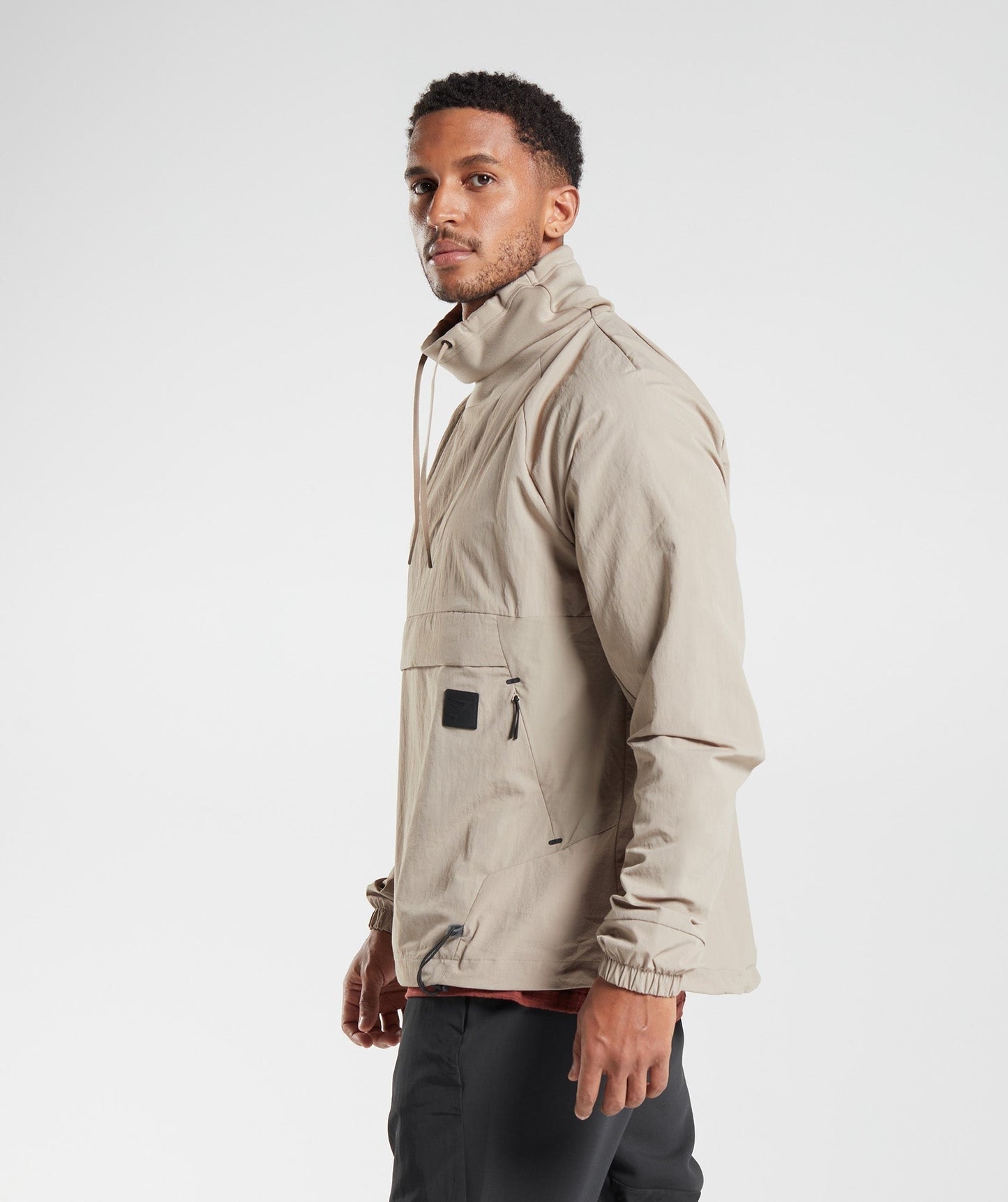 Gymshark Retake Anorak - Cement Brown