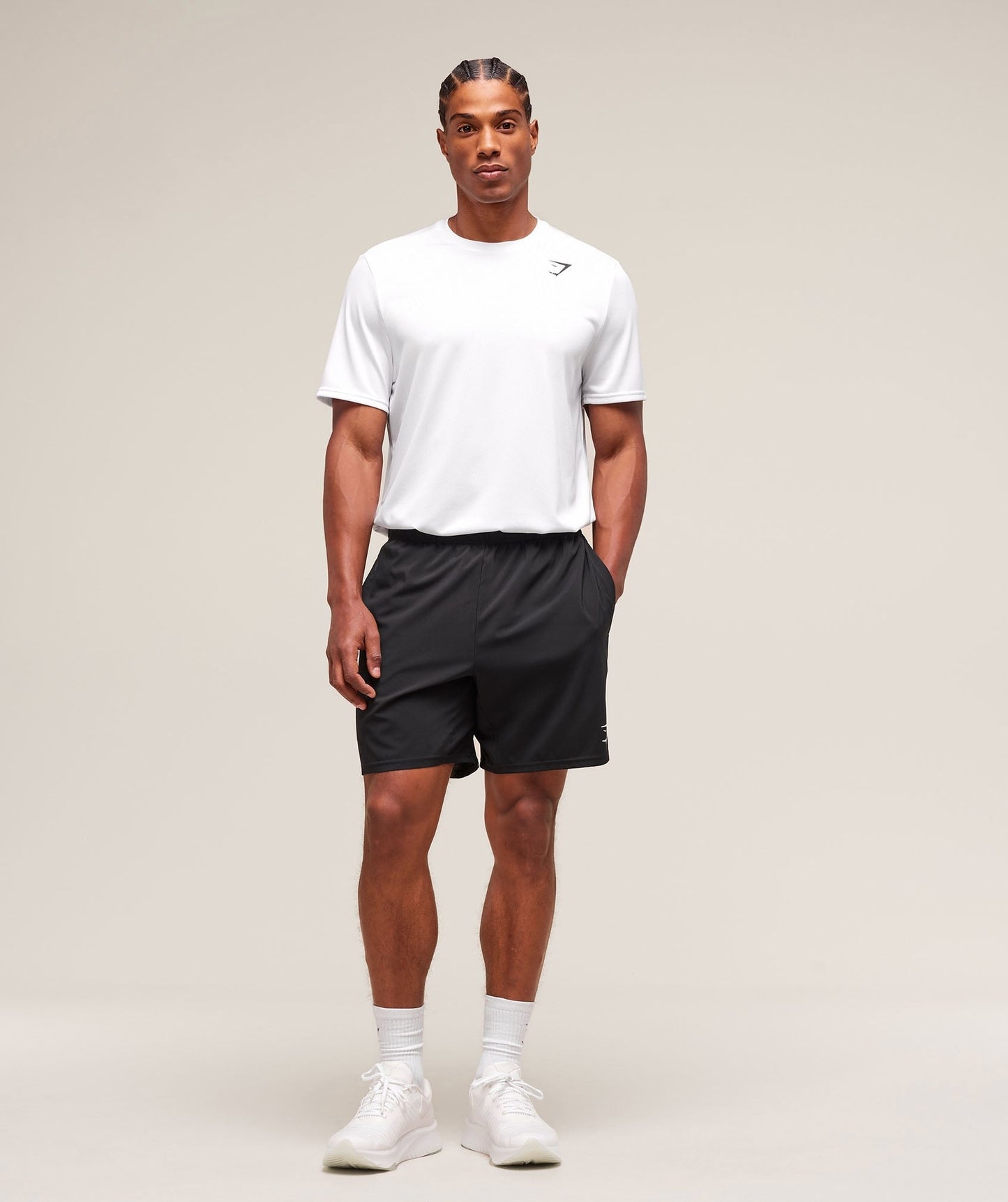 Gymshark Arrival T-Shirt (Tall) - White