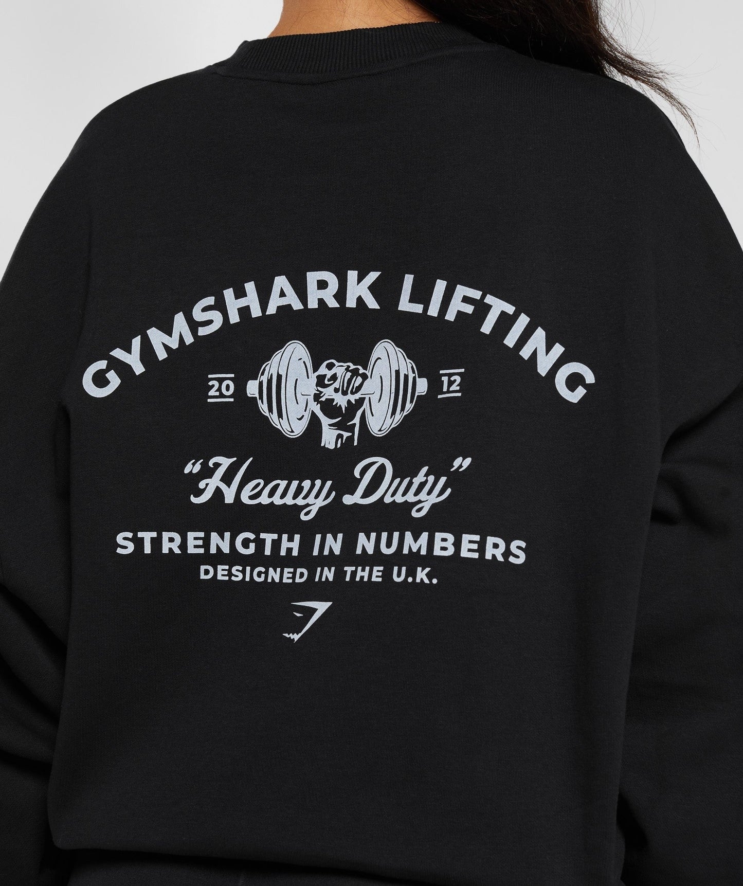 Gymshark Heavy Duty Oversized Sweatshirt - Black