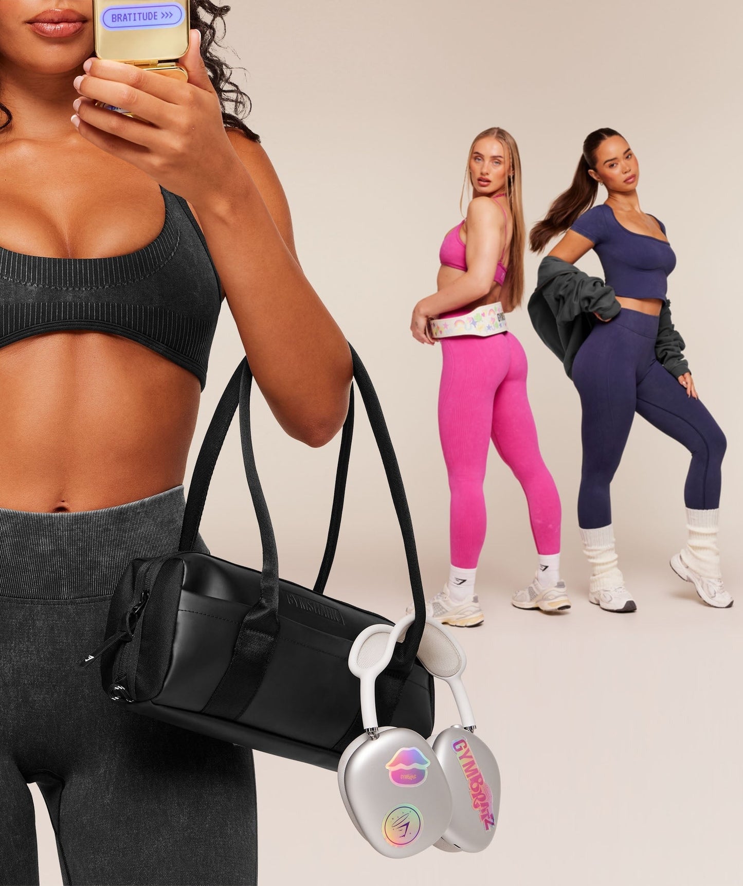 Gymshark x Bratz Leggings - Super-Set Pink/Wash