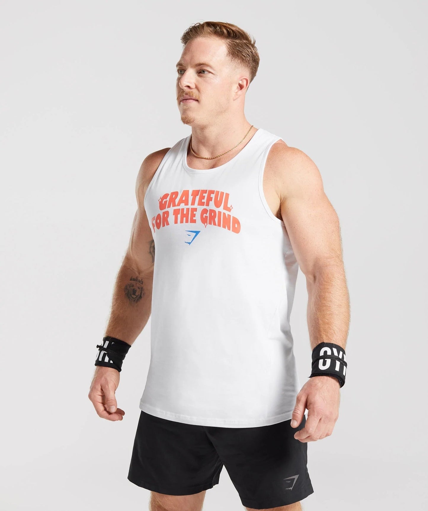 Gymshark Noah Ohlsen Sun Tank - White