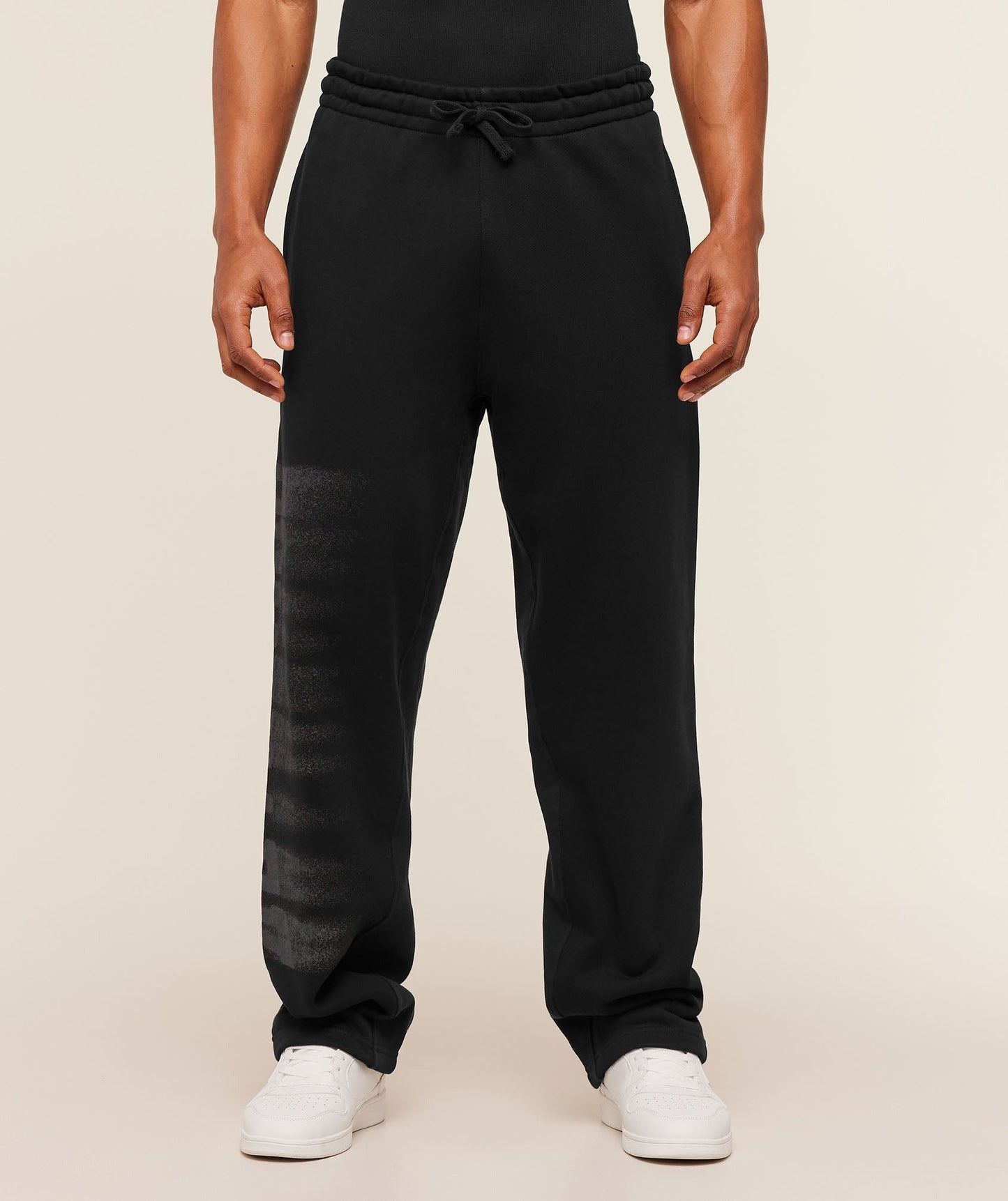 Gymshark Fade Graphic Straight Leg Pants - GS Black