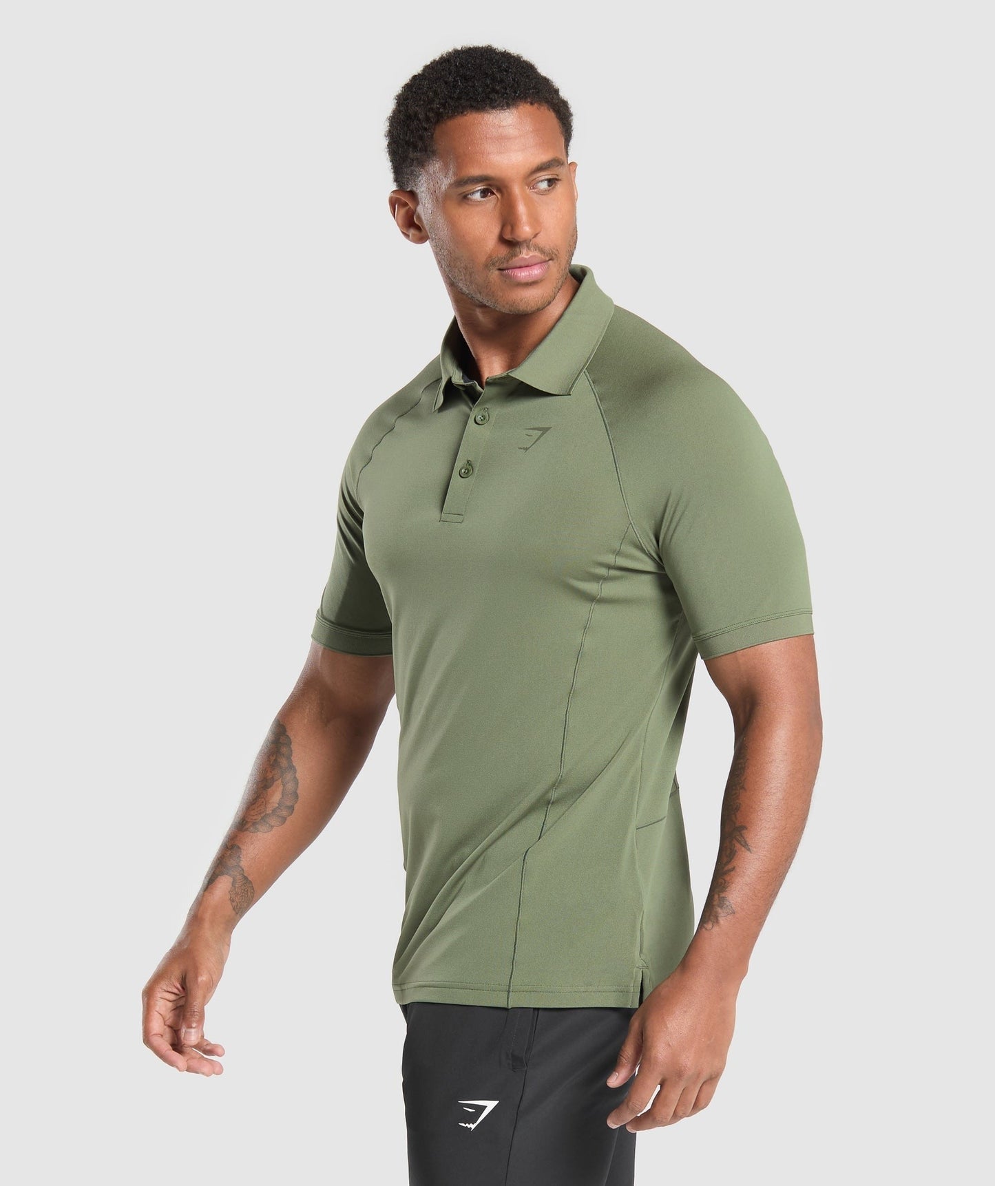 Gymshark Performance Polo Shirt - Core Olive
