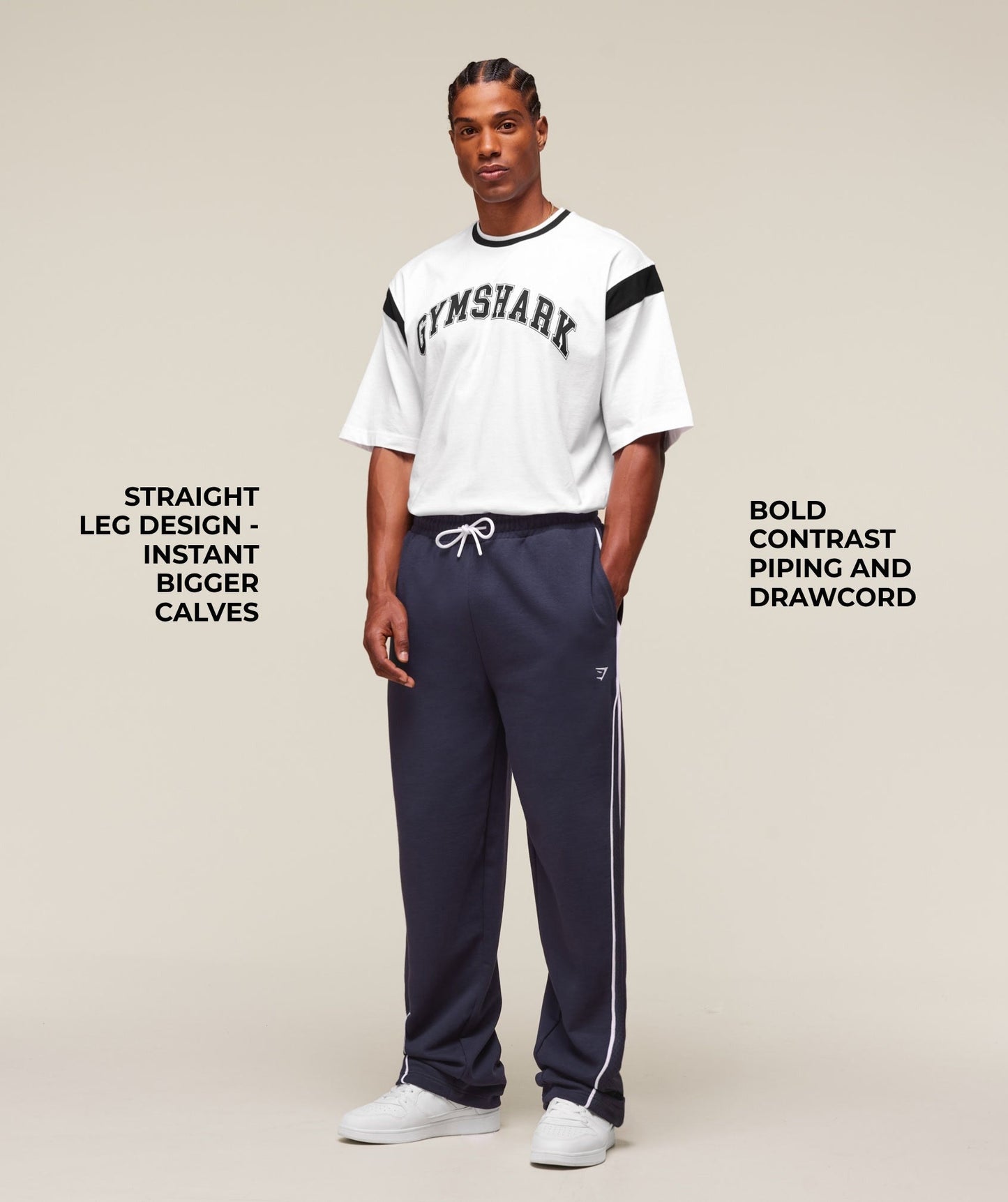 Gymshark GSLC Straight Leg Pant - Heavy Blue