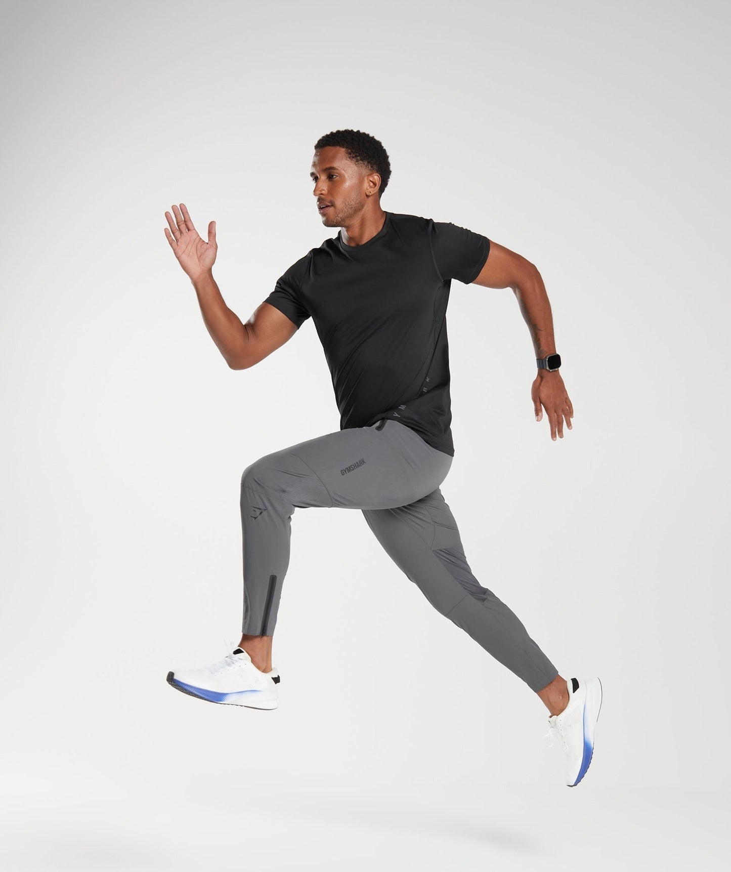 Gymshark Hybrid Woven Joggers - Silhouette Grey