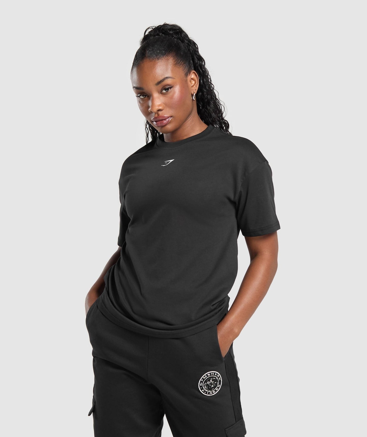 Gymshark GS Power Oversized T-Shirt - Black