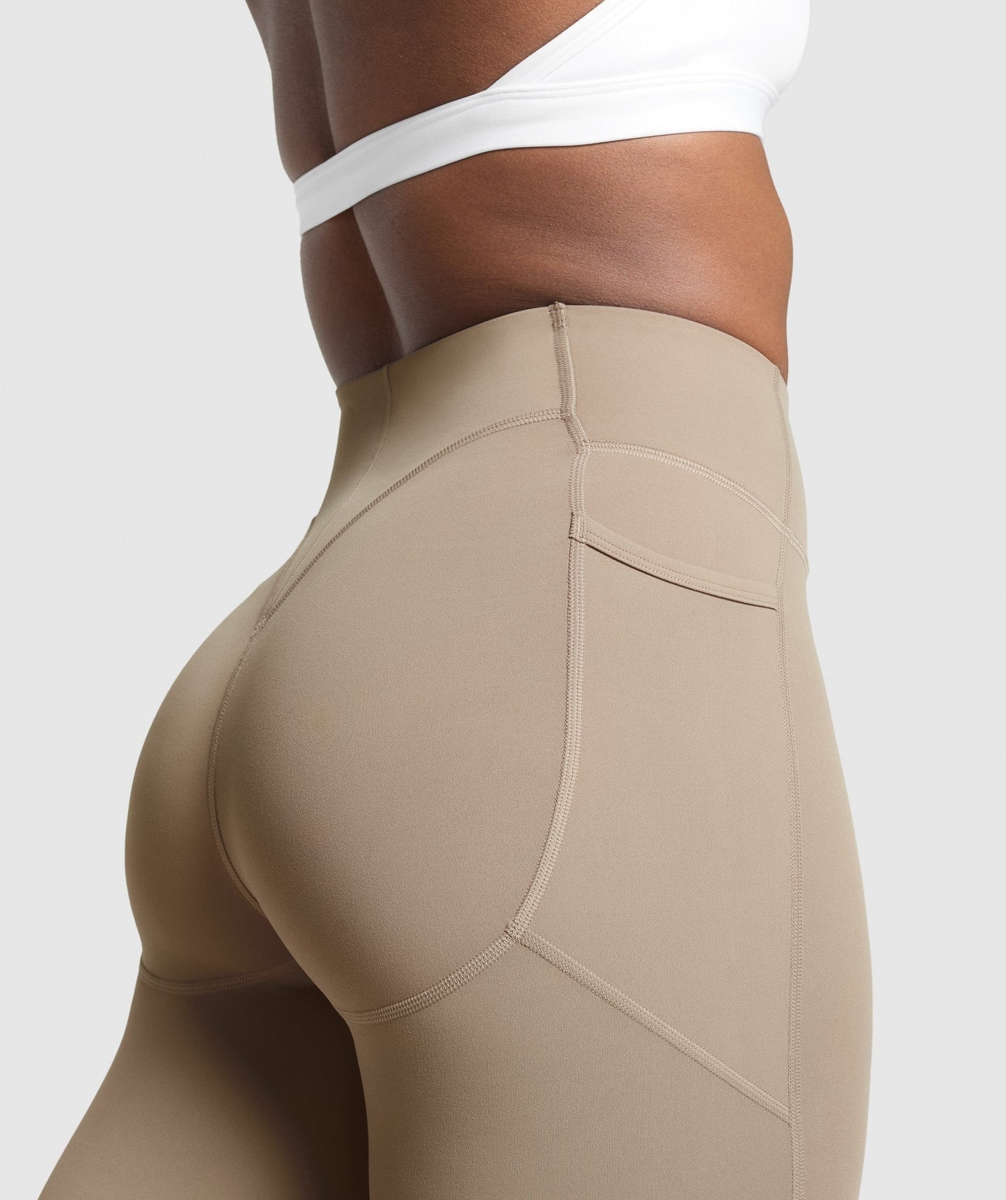 Gymshark Lifting Pocket Leggings - Lifestyle Brown