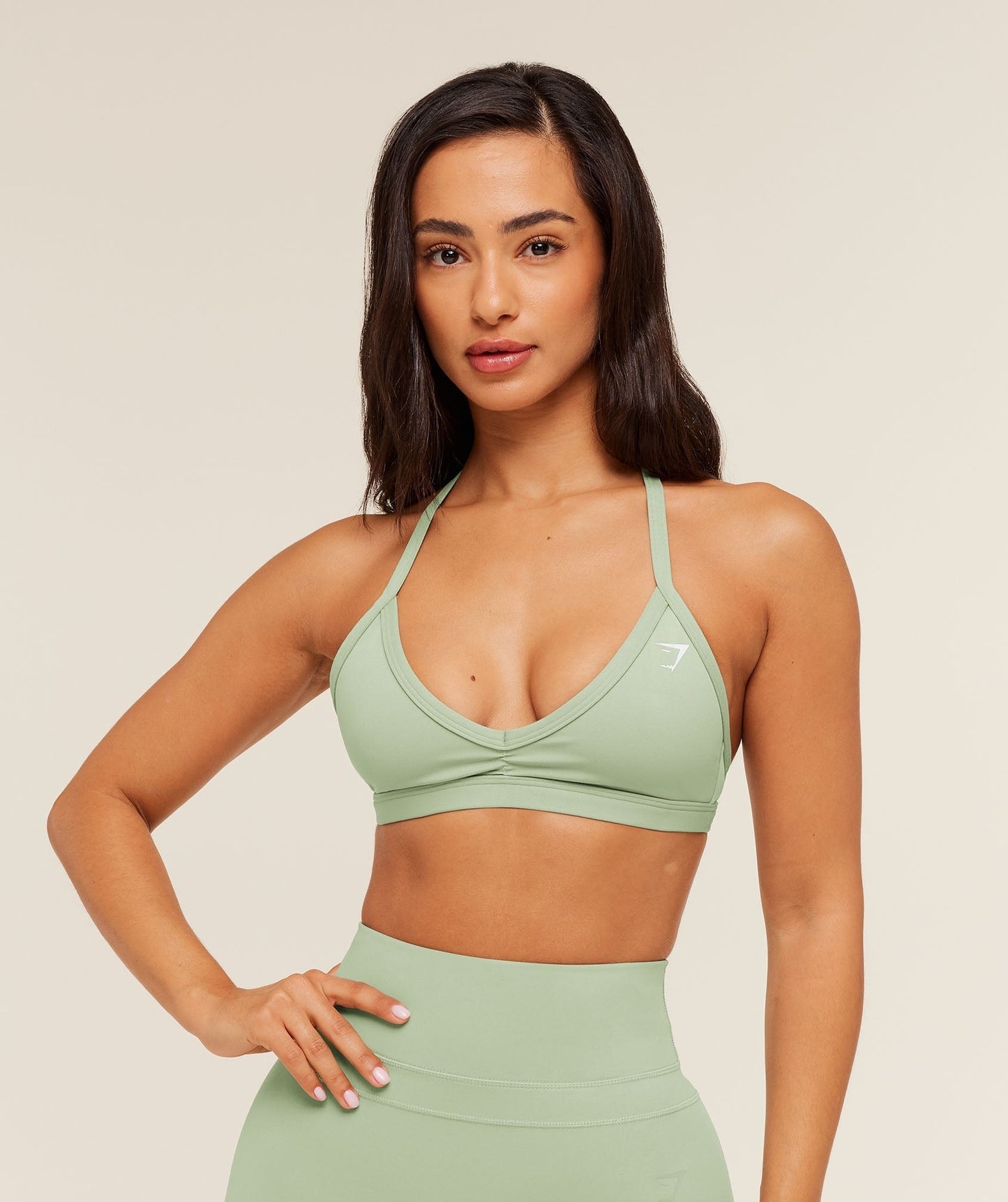 Gymshark Minimal Sports Bra - Haze Green