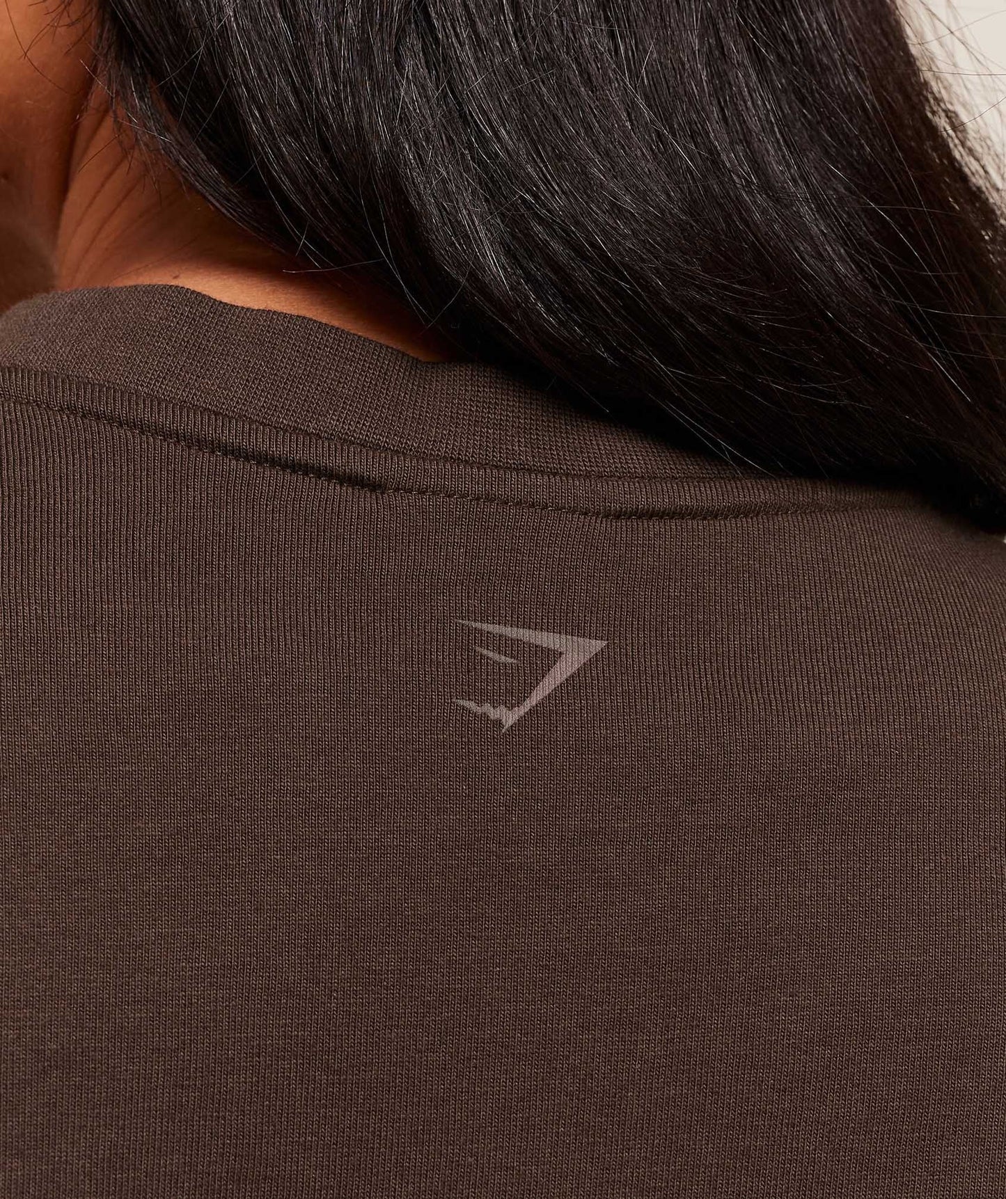 Gymshark Embossed Graphic Oversized T-Shirt - Archive Brown