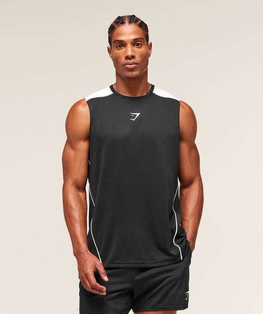 Gymshark Arrival Block Tank - Black