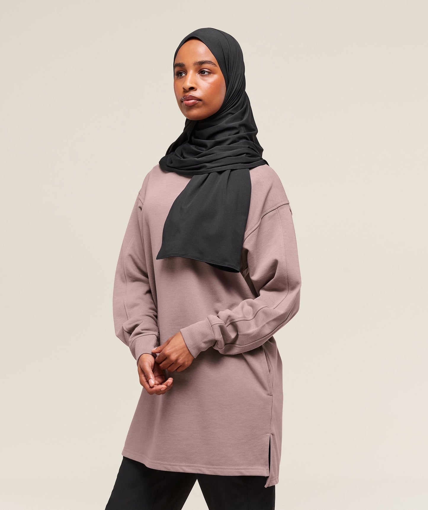 Gymshark Covered Pullover - Washed Mauve