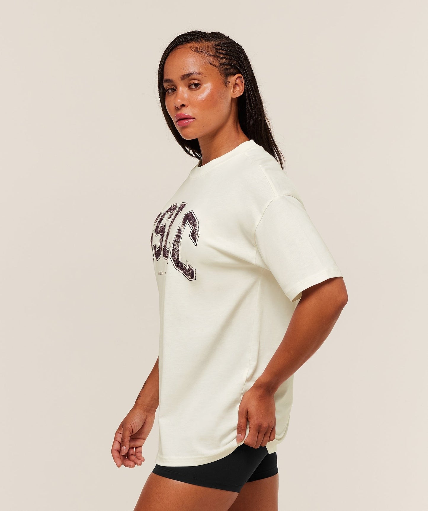 Gymshark GSLC Lifting Club Short Sleeve T-Shirt - Soft White