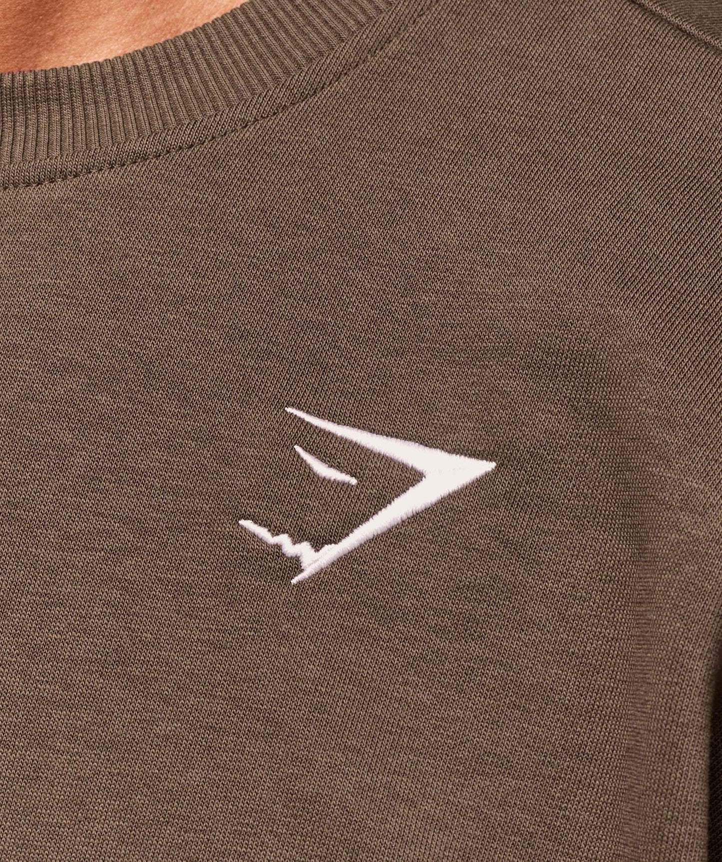 Gymshark Oversized Crest Crew - Archive Brown