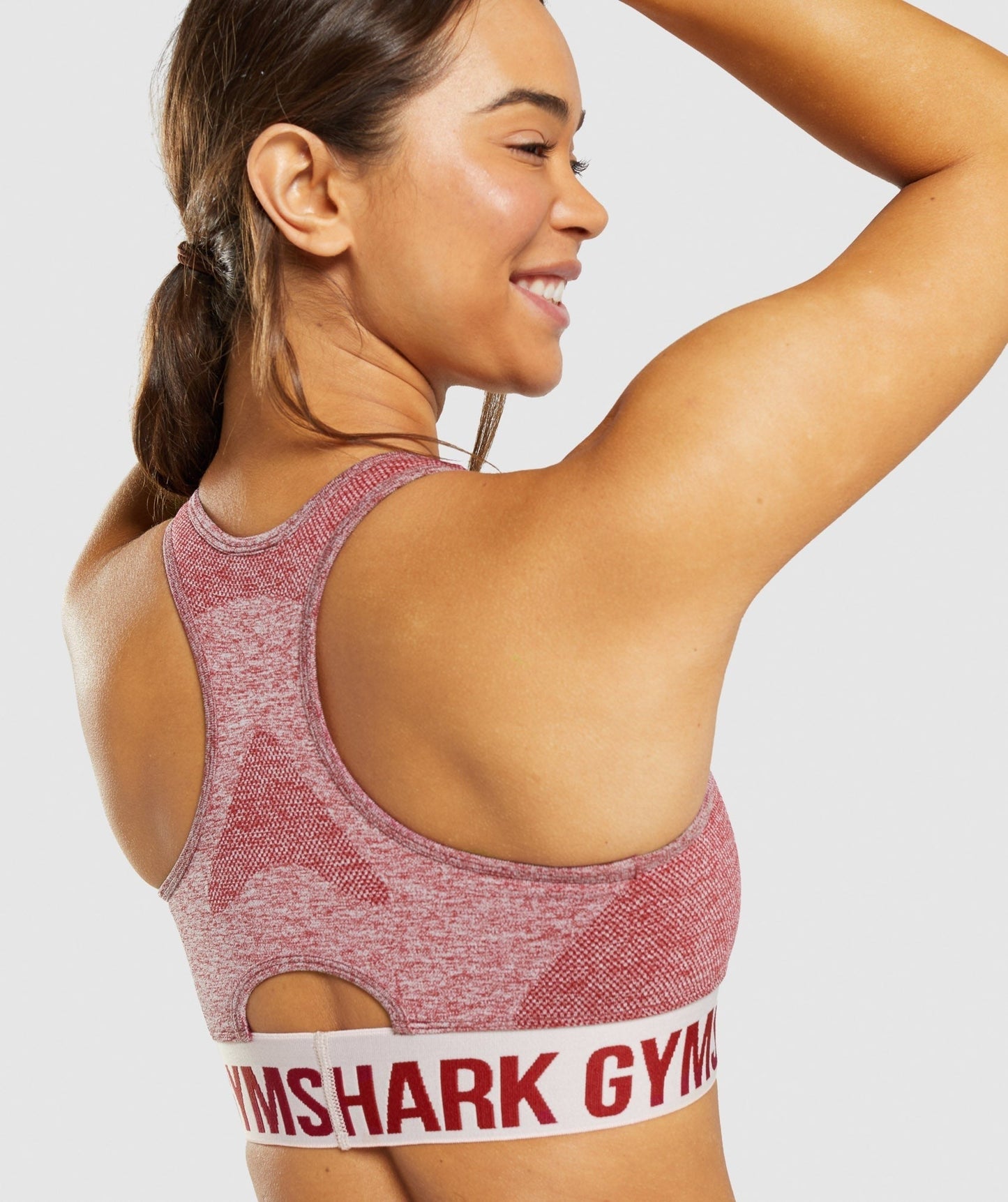 Gymshark Flex Sports Bra - Burgundy Marl