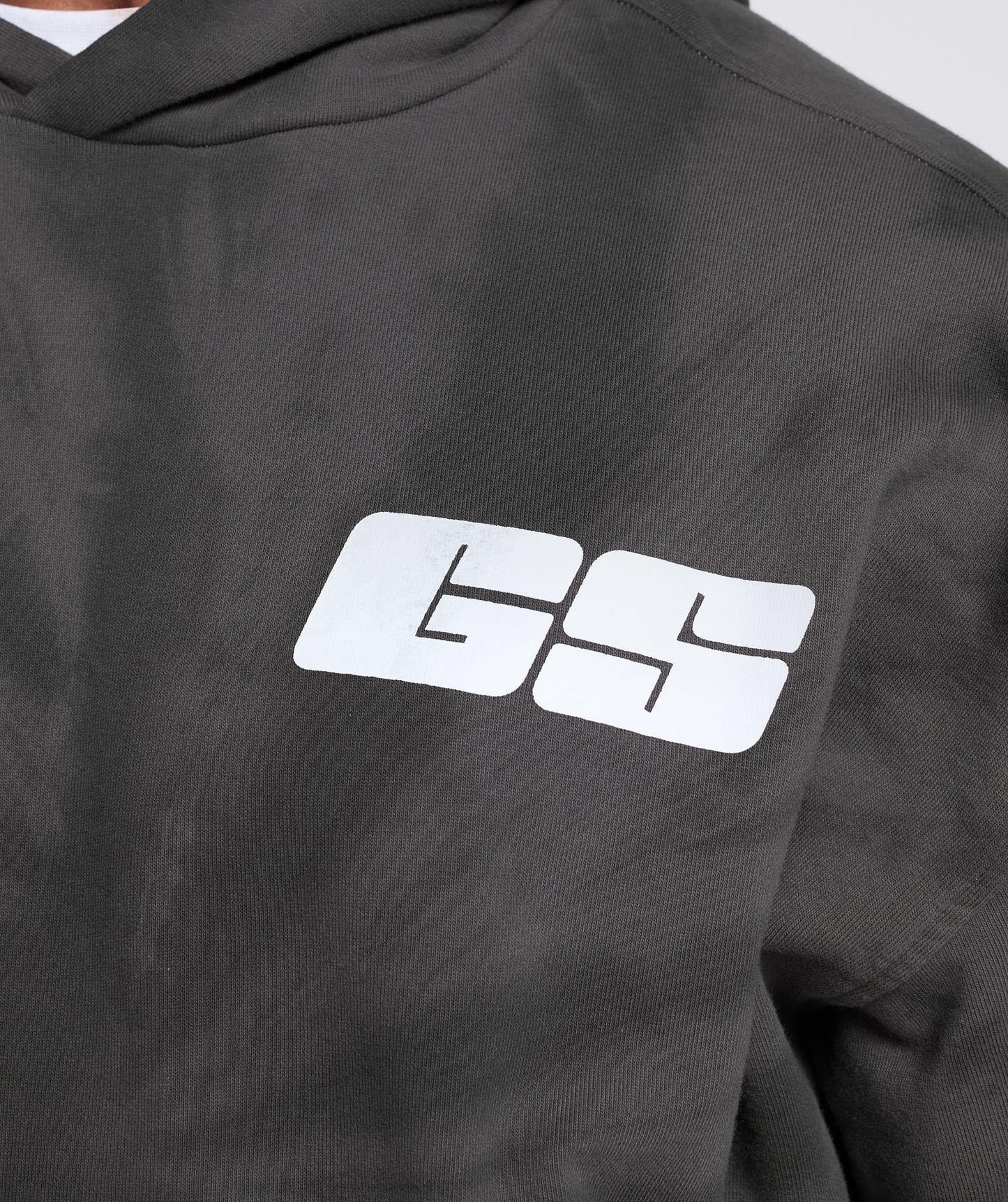 Gymshark Rest Day Hoodie - Silhouette Grey/Black/Spiral Optic Wash