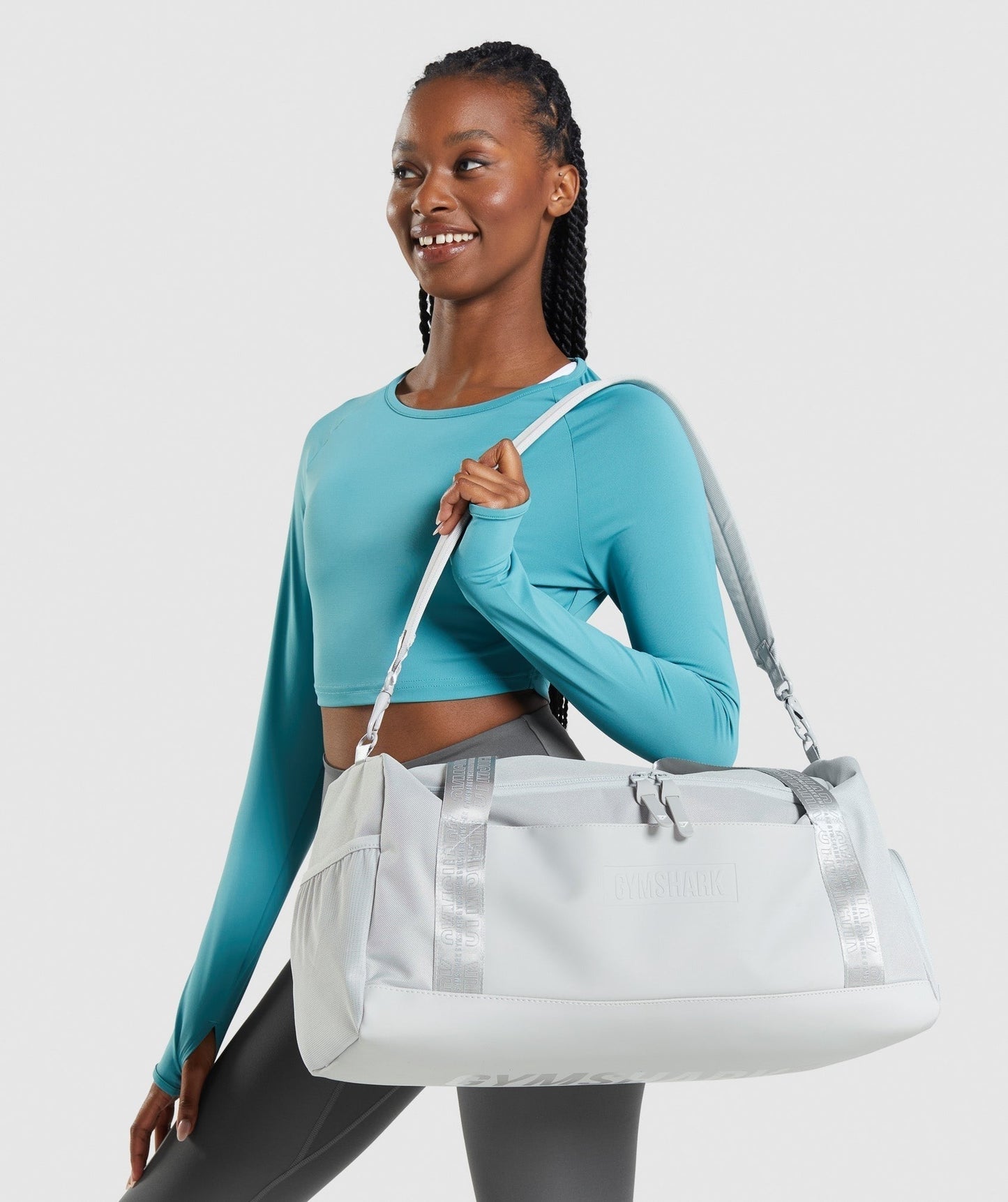 Gymshark Small Everyday Gym Bag - Light Grey