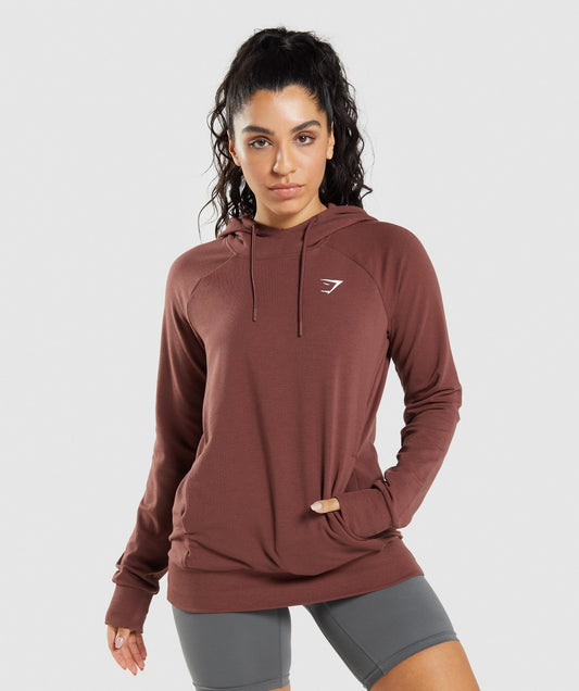 Gymshark Training Hoodie - Cherry Brown