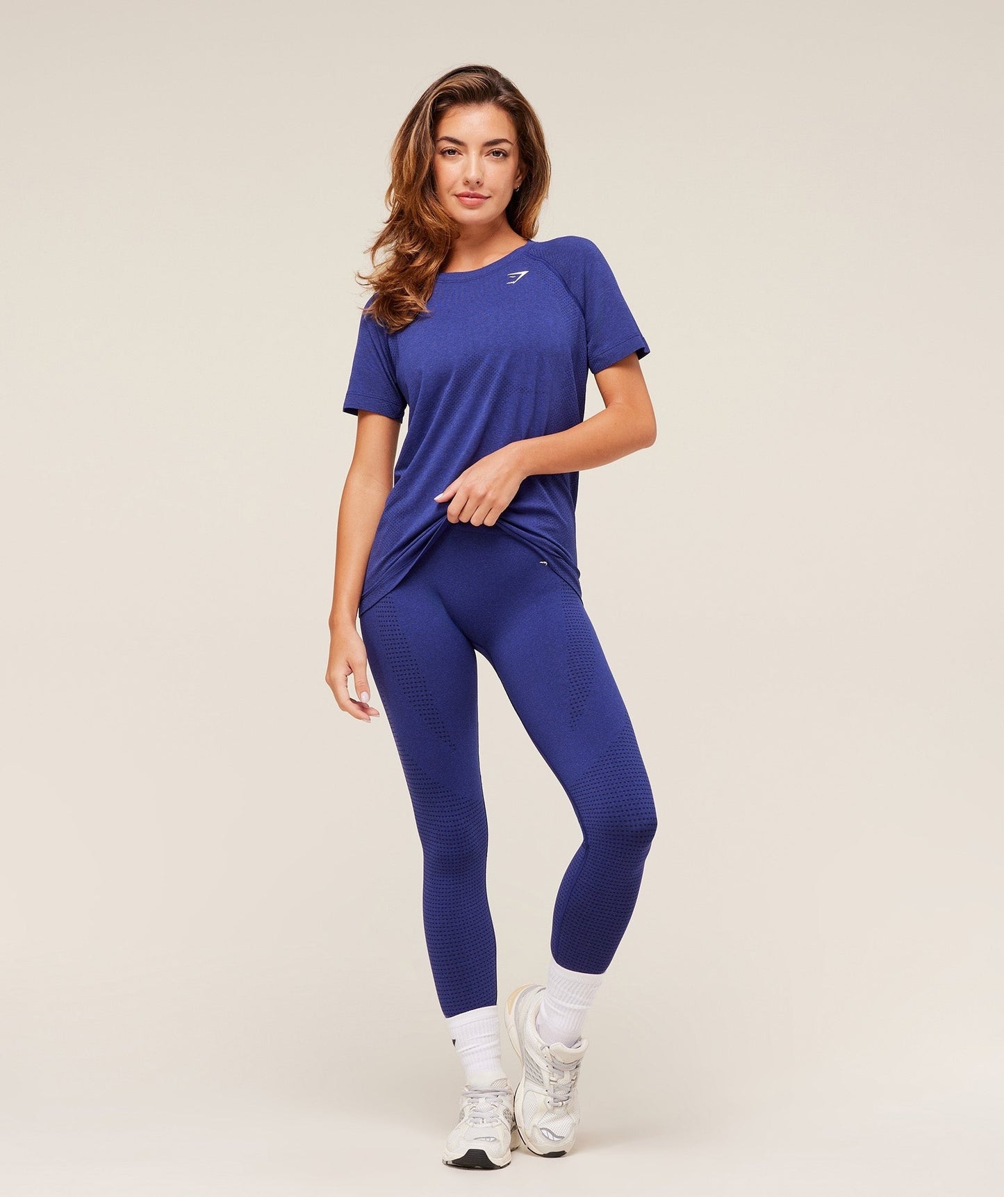 Gymshark Vital Seamless 2.0 Light T-Shirt - Cobalt Purple Marl