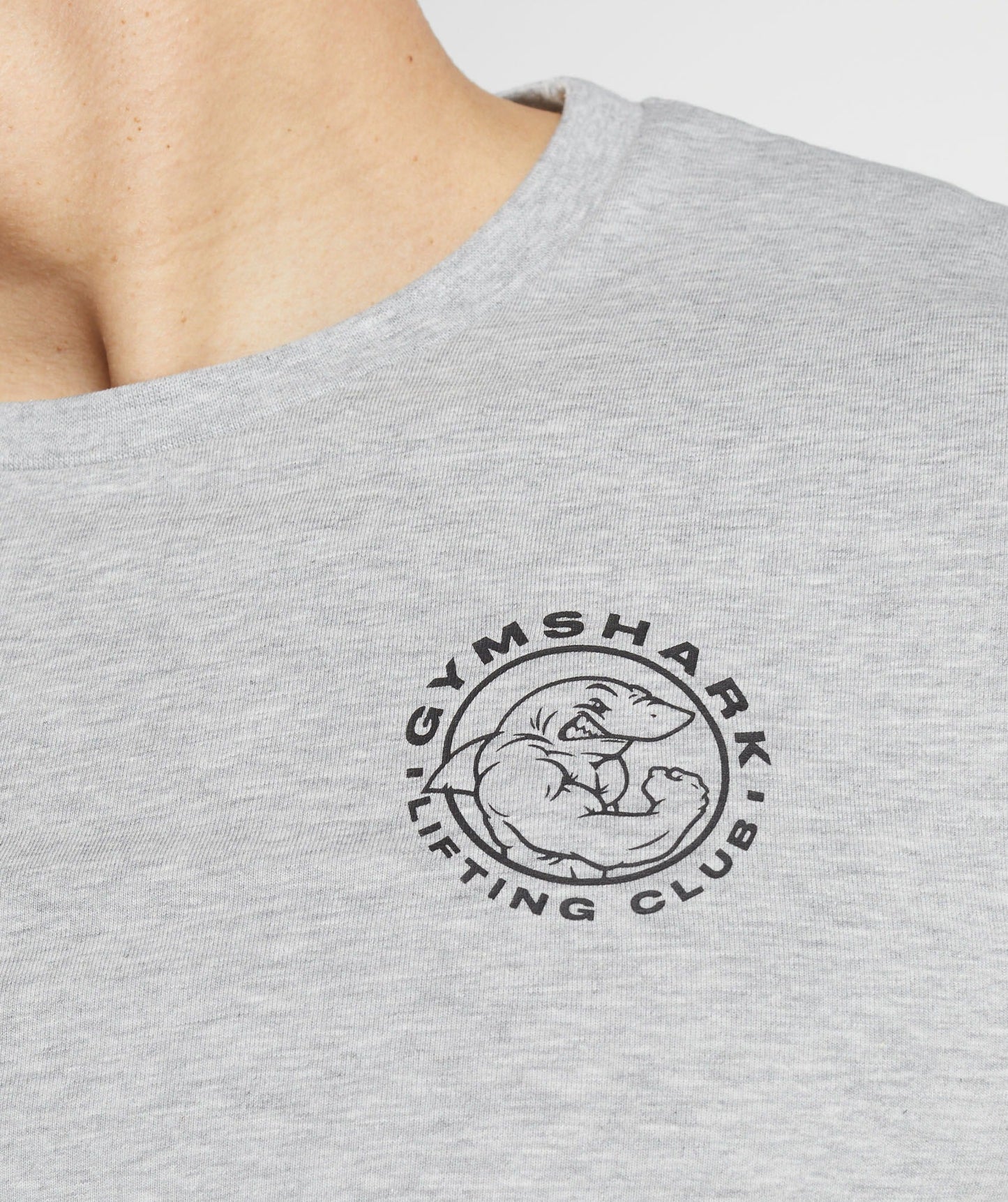 Gymshark Legacy T-Shirt - Light Grey Marl