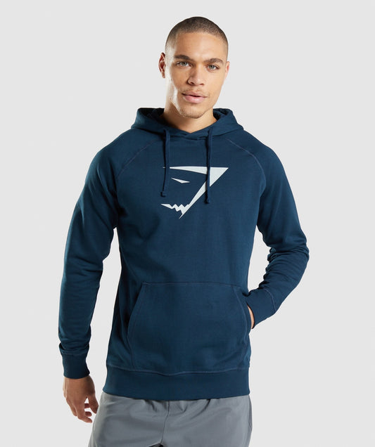 Gymshark Sharkhead Infill Hoodie - Navy
