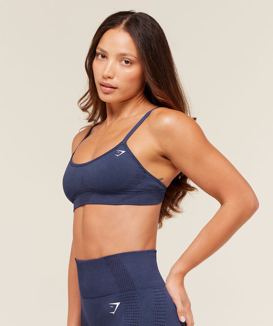 Gymshark Vital Sports Bra - Heavy Blue Marl
