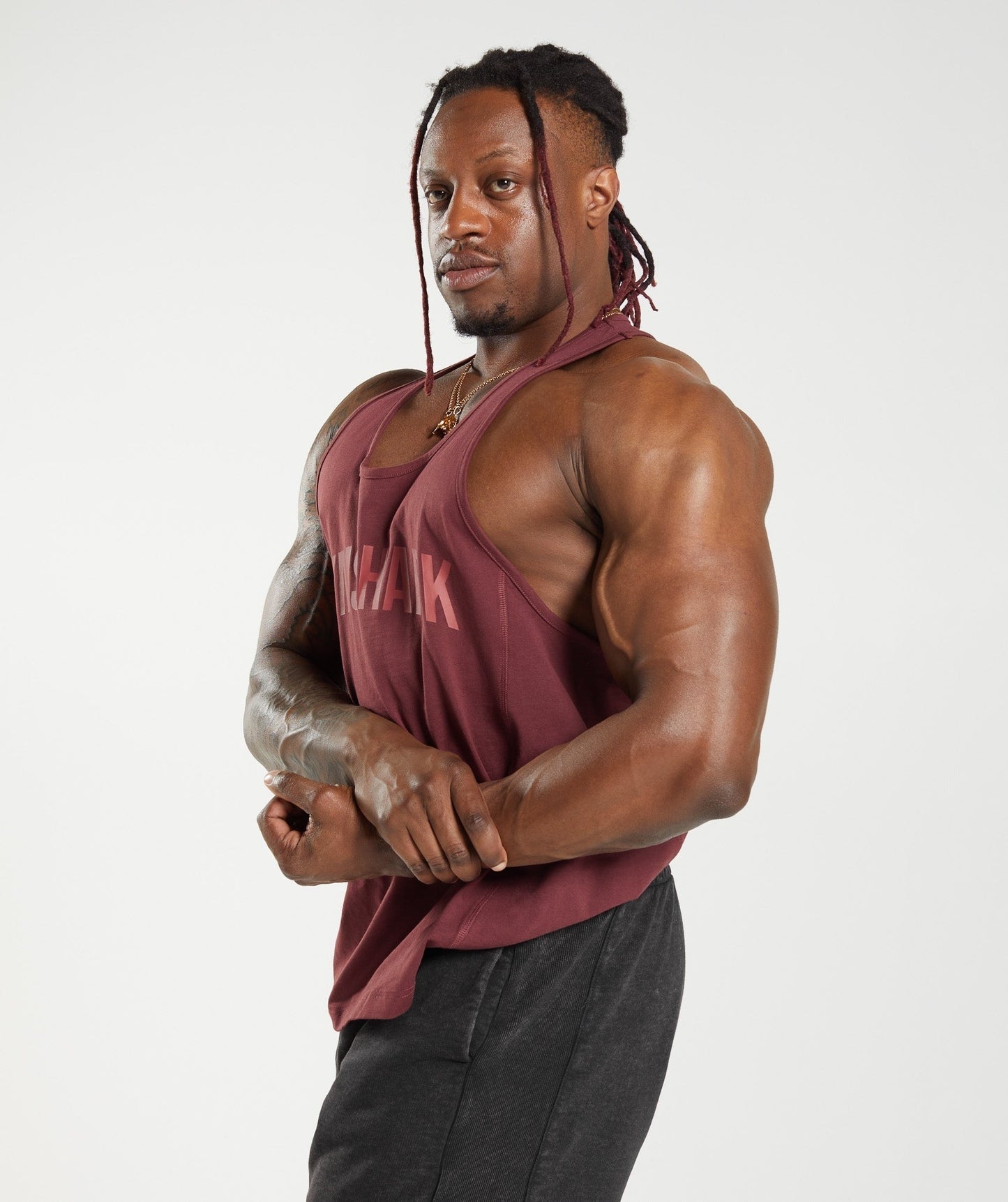 Gymshark Power Stringer - Cherry Brown