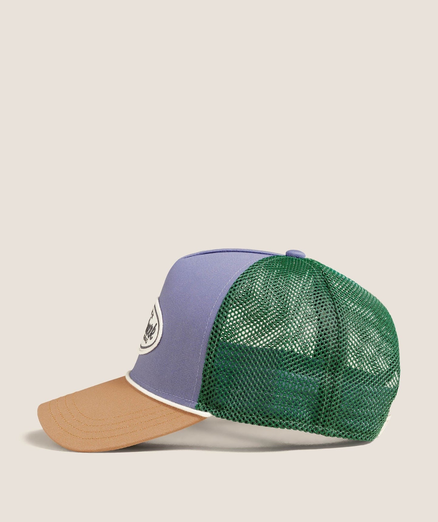 Gymshark Trucker Cap - Worn Blue/Antique Gold/Lift Green