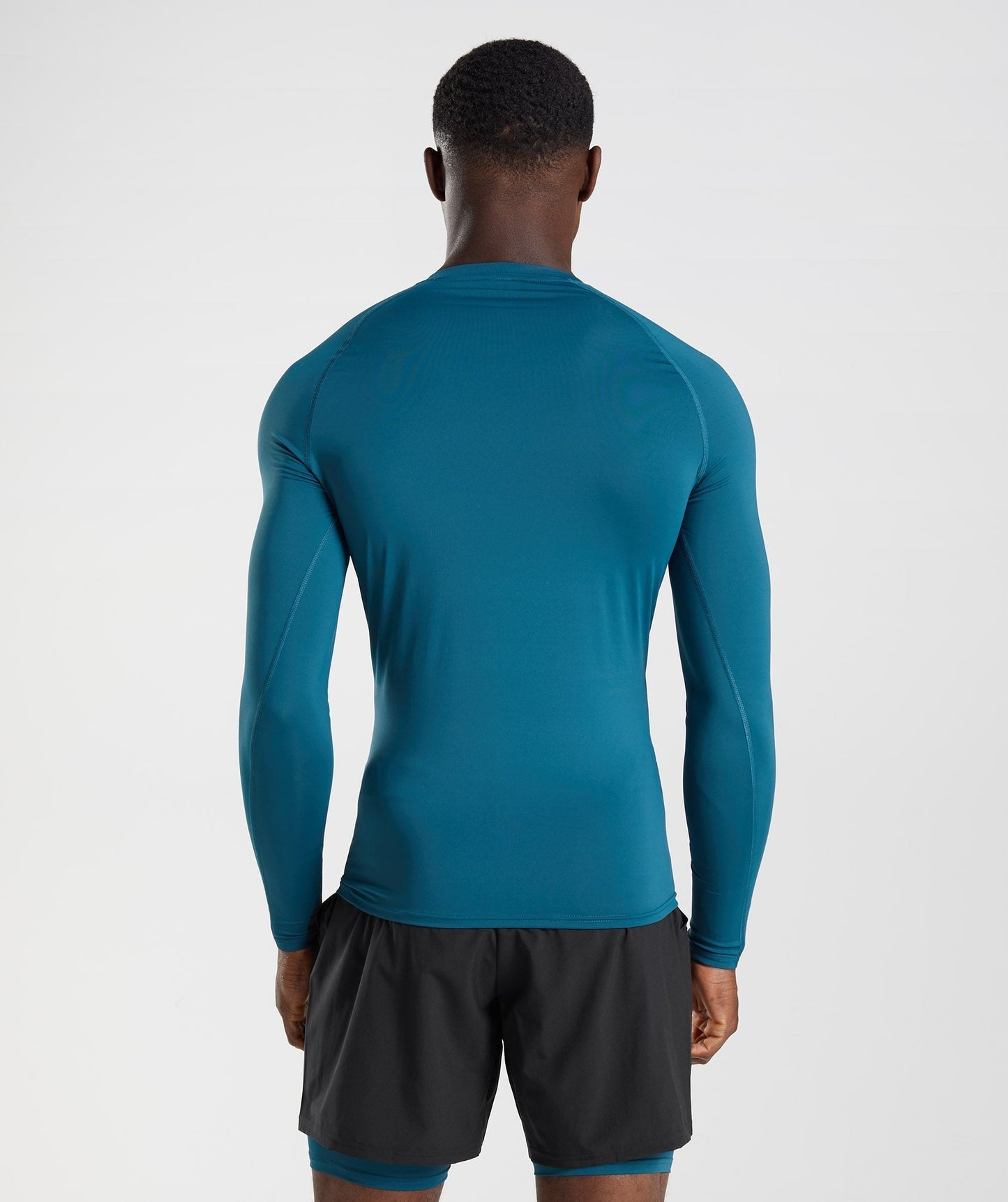 Gymshark Element Baselayer Long Sleeve T-Shirt - Atlantic Blue
