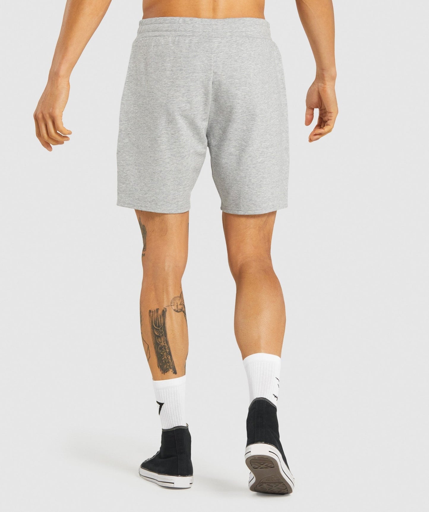 Gymshark Essential 7" Shorts - Light Grey Marl