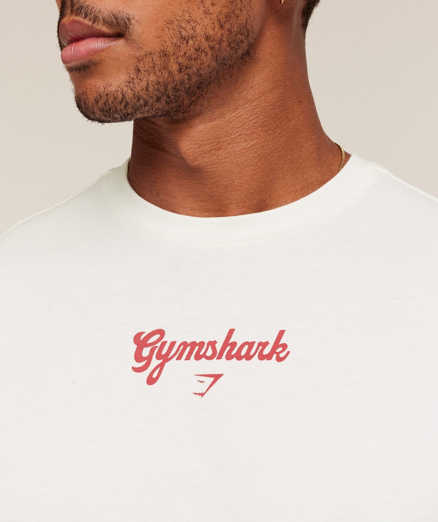 Gymshark AprÃ ̈s-Lift Club T-Shirt - Soft White