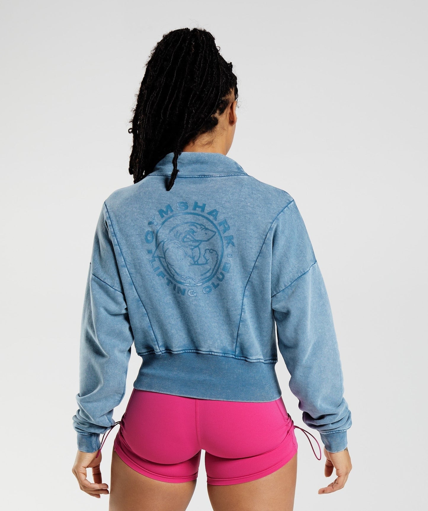 Gymshark Legacy Washed Sweatshirt - Lakeside Blue