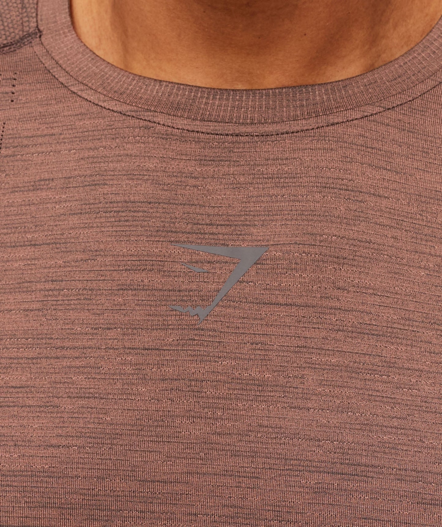 Gymshark Versatile Seamless T-Shirt - Taupe Brown/Cool Brown