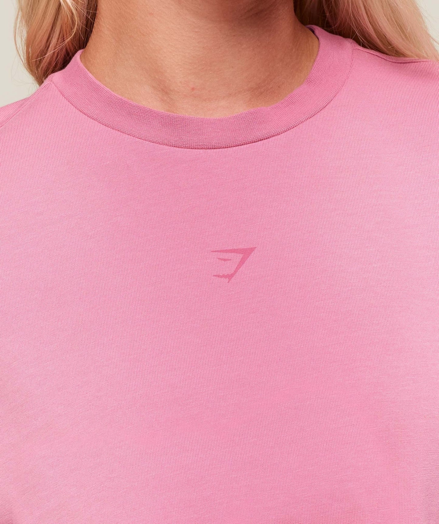 Gymshark Summer Tie-Dye Graphic Oversized T-Shirt - Sunset Pink/Wash
