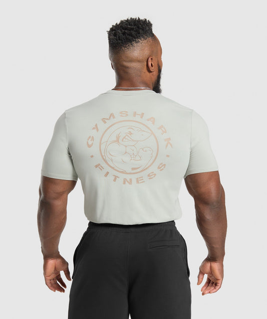 Gymshark Legacy T-Shirt - Stone Grey