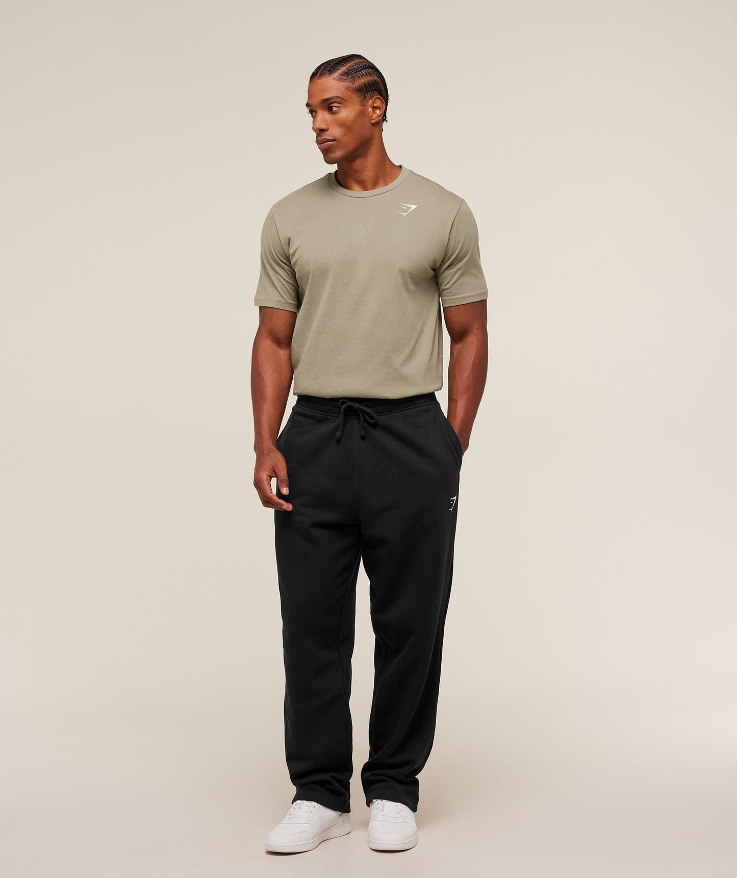 Gymshark Crest T-Shirt - Linen Brown