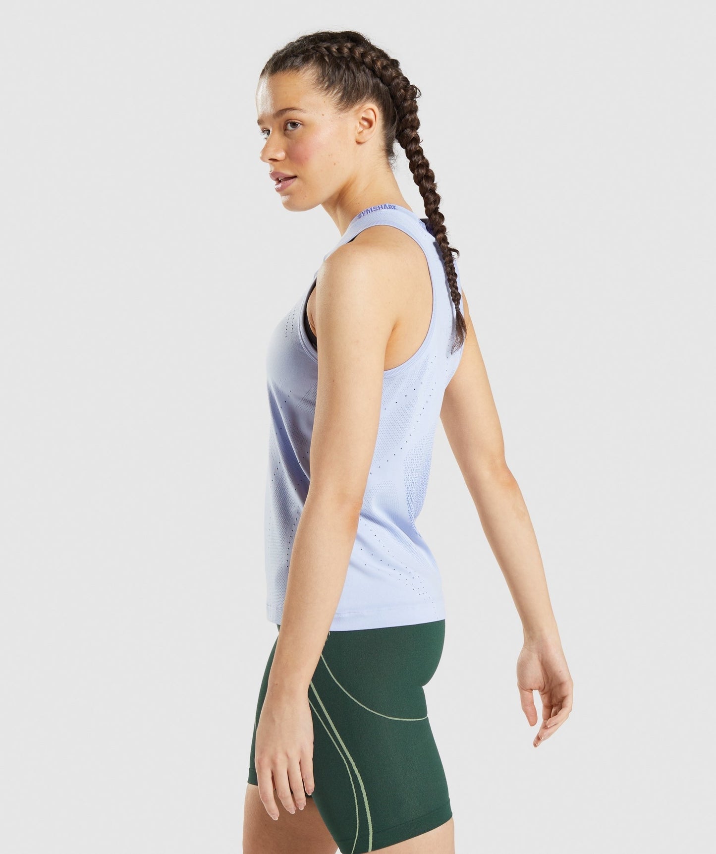 Gymshark Apex Seamless Tank - Lavender Blue/Court Blue