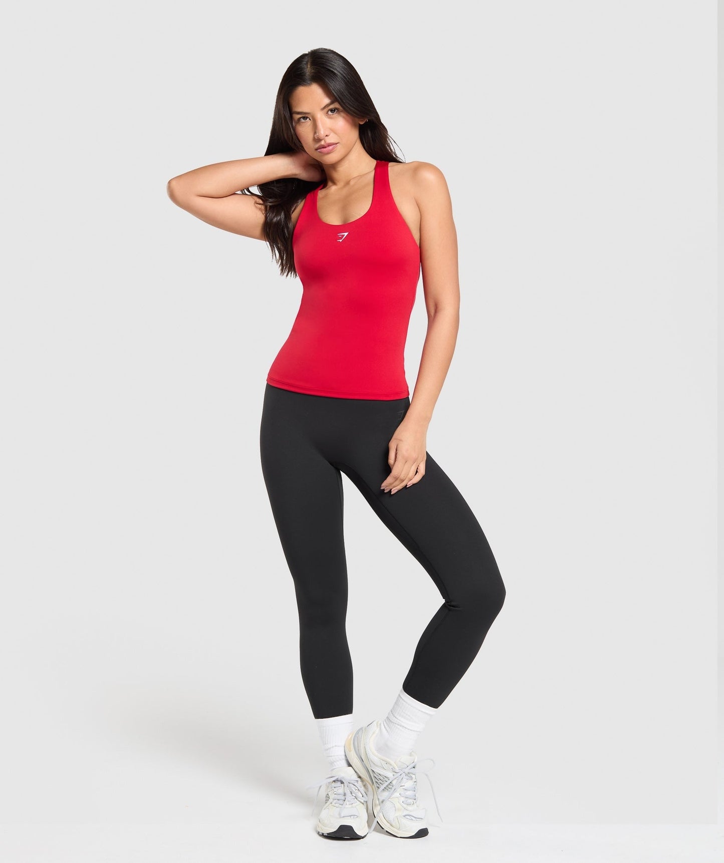 Gymshark Everyday Racer Back Tank with Shelf - Carmine Red