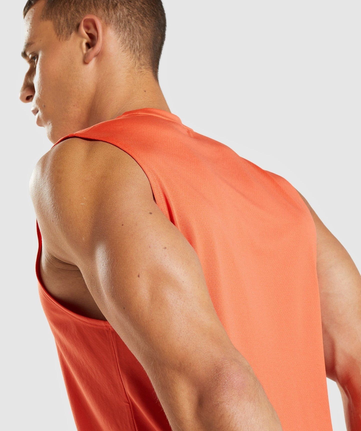 Gymshark Arrival Sleeveless Tee - Papaya Orange