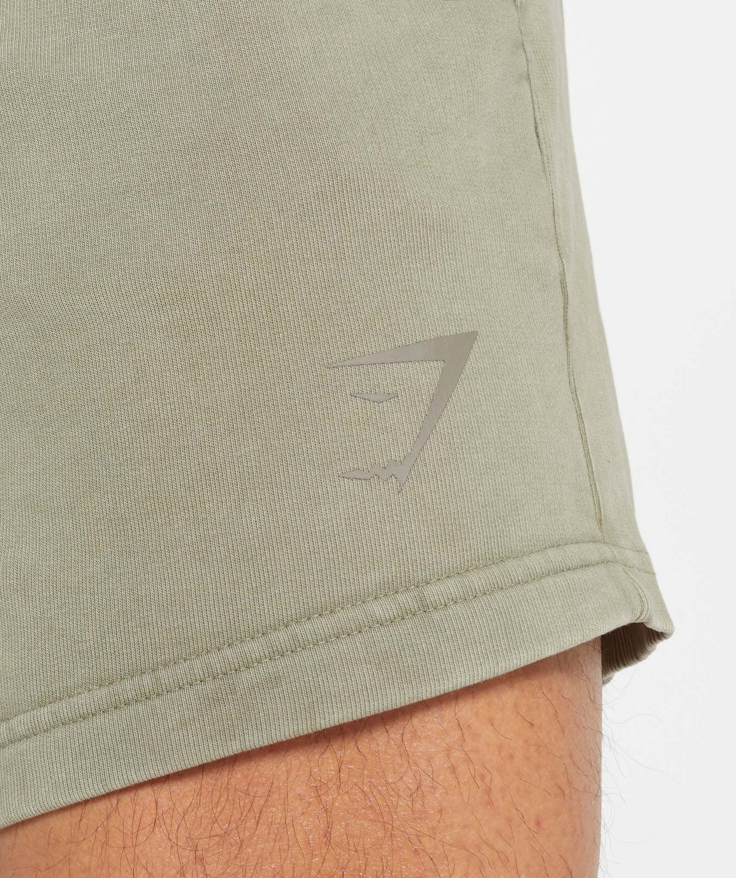 Gymshark Power Washed 5" Shorts - Ecru Brown