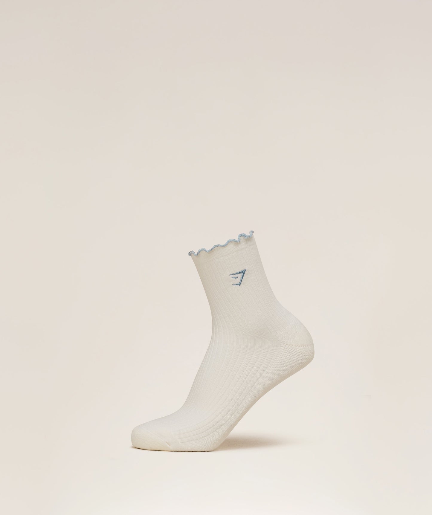 Gymshark Midi Frill Socks 3pk - Bench Blue/Worn Blue/Compound Blue